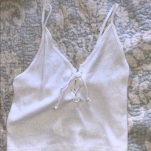 White tank top